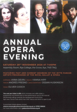 Poster for Opera Evening